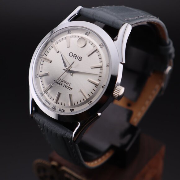 Oris Vintage Swiss 17 Jewels Hand-Wound Mechanical Men's Watch - FREE SHIPPING - Picture 2 of 12